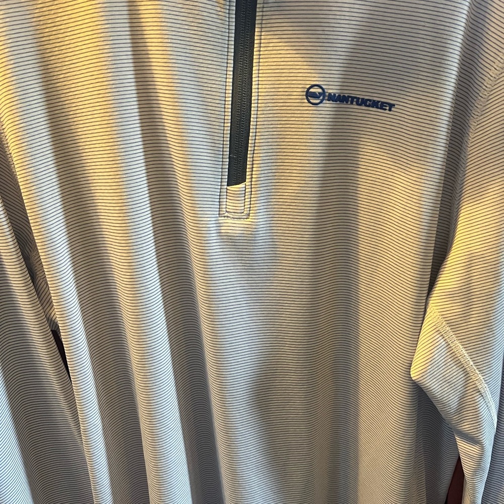 Vineyard Vines NANTUCKET ISLAND  Gray Lightweight Shirt Jacket